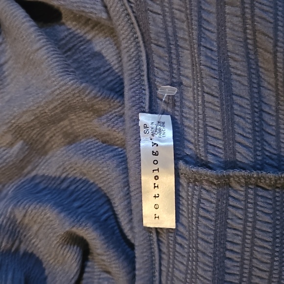 RETROLOGY WOMEN WASHED DENIM STYLE SLEEVELESS TEE TOP SIZE S/P - Picture 7 of 10